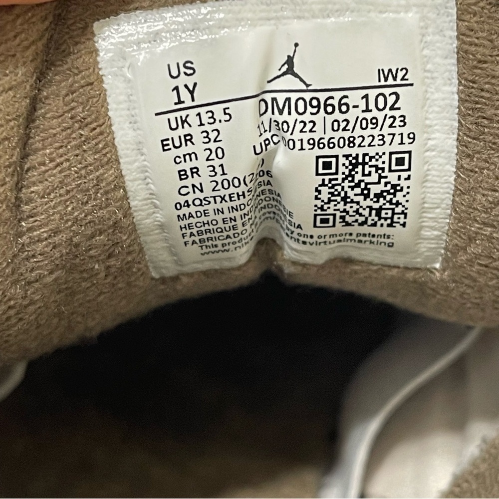 Nike Air Jordan 3 Retro Palomino Leather Sneakers High Top Shoes DM0966-102 1Y - Picture 7 of 9